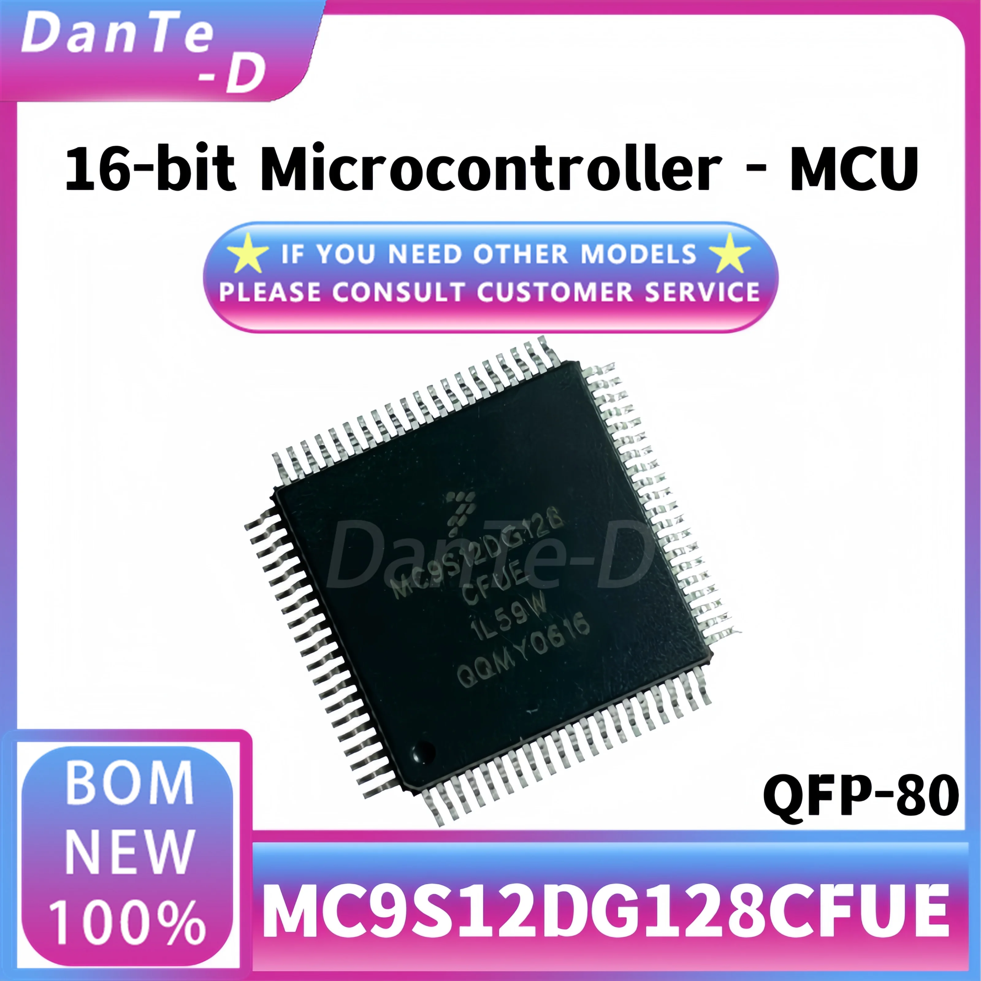 MC9S12DG128CFUE package QFP-80 16-bit microcontroller chip-MCU new original