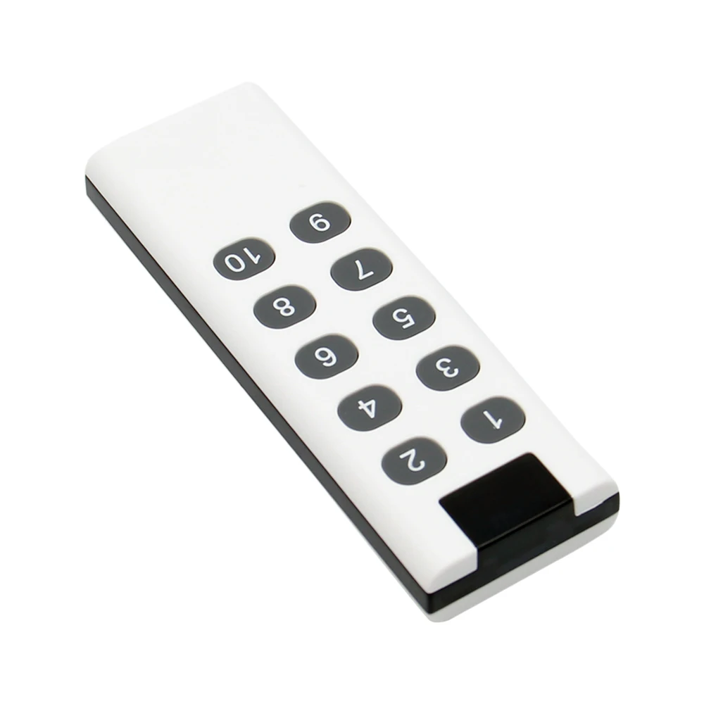 Универсальный беспроводной обучающий код 433 МГц, цифровой передатчик дистанционного управления для беспроводного дистанционного управления на большие расстояния с 10 клавишами Универсальный беспроводной обучающий код 433 МГц, цифровой передатчик дистанционного управления для беспроводного дистанционного управления на большие расстояния с 10 клавишами