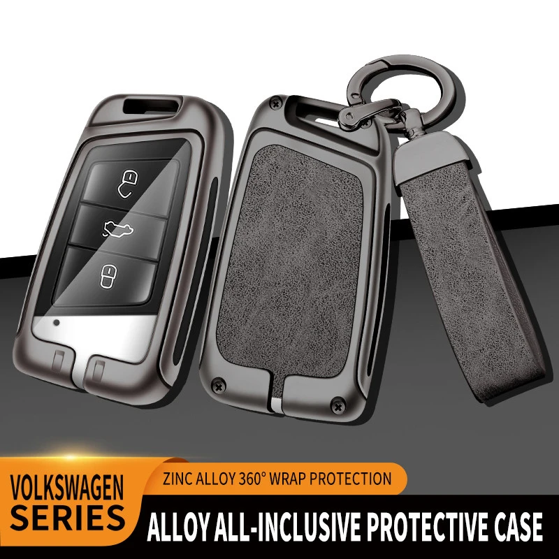 Zinc Alloy Car Key Cover Case Holder Shell Protection Fob For Volkswagen VW Magotan Passat B8 Keychain Auto Interior Accessories