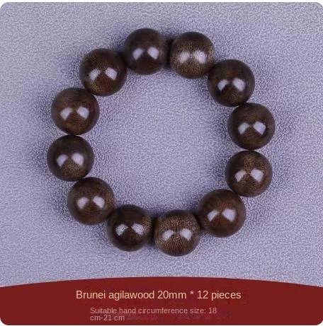 Bracelet Couple's Natural Eaglewood round Simple Fashion Retro Ethnic Style Buddha Beads Multi-Circle108 Men and Women SameStyle