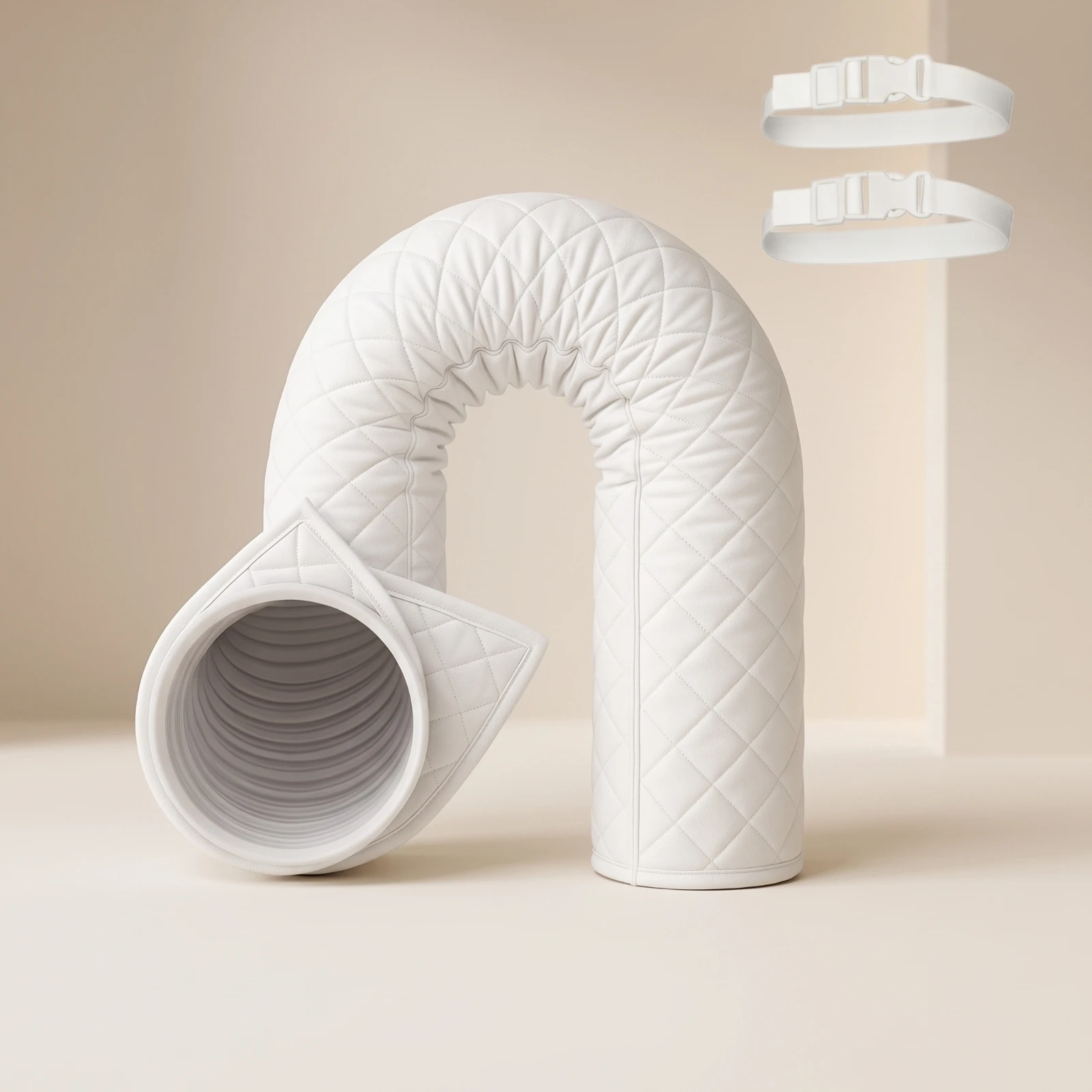 Air Conditioner Hose Cover Easy to Install Air Conditioner Hose Insulator Adjustable Lightweight for Bedroom, Office