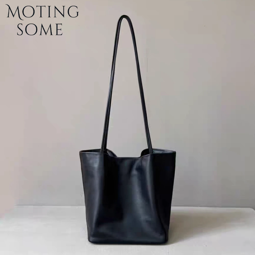 

Motingsome New Design Bag 100% Soft Sheepskin Genuine Handbag Women Shoulder Small Handbag Luxury Designer Mini Tote 2025 New