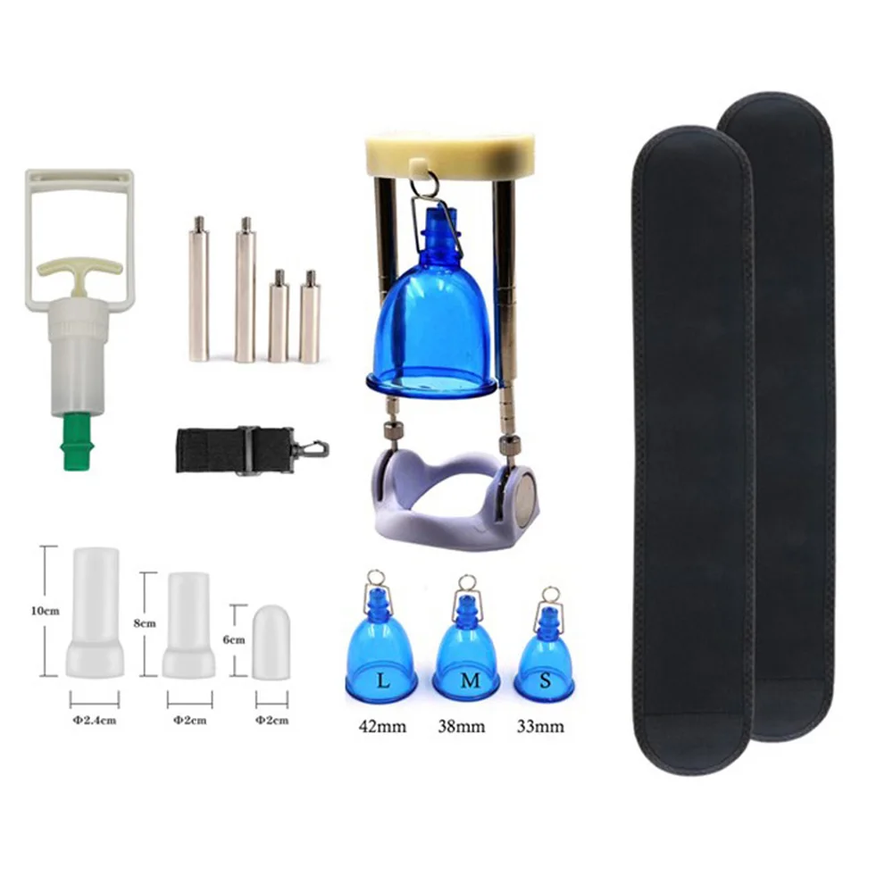 Pompa Vakum Pembesar Penis Terbaik Ukuran Master Male Penile Extender Trainer Produk Seks Dewasa untuk Pria