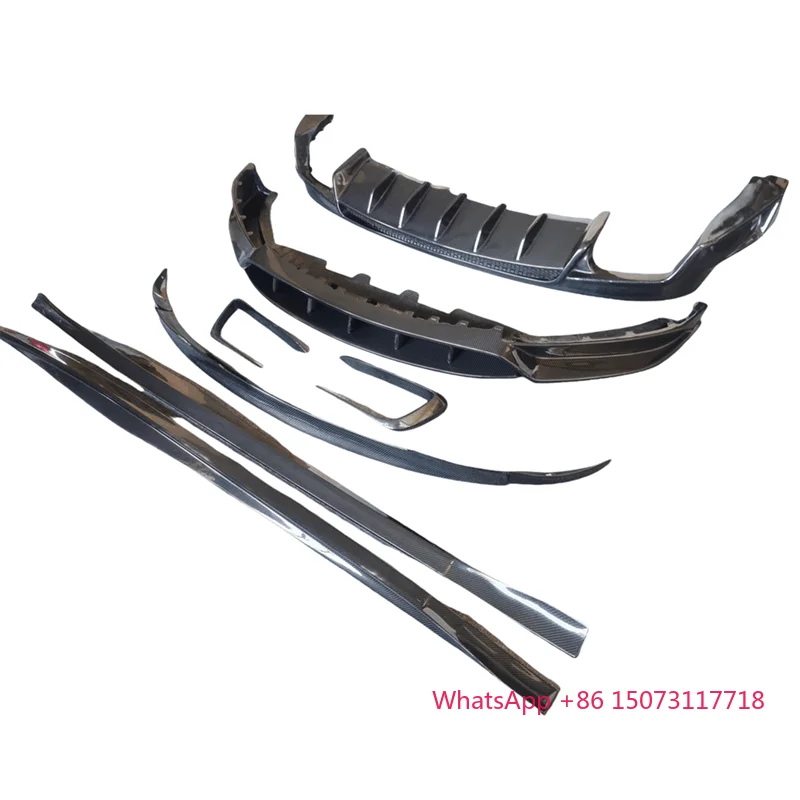 

LD Style Full Set Front Lip Splitter Rear Diffuser Canards Carbon Fiber Body Kit Parts Fits for Levante Bodykit