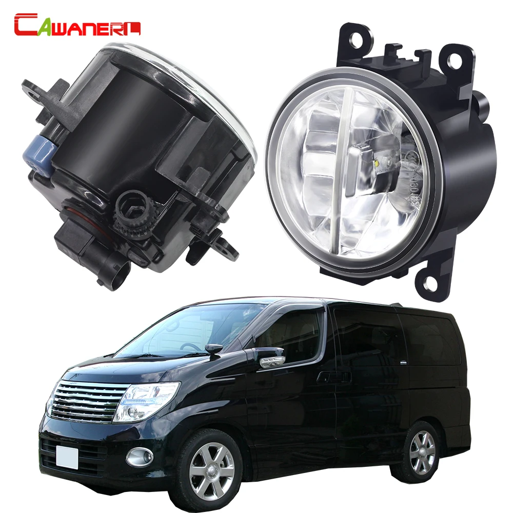 2 X 30W H11 Fog Light Car Exterior LED Fog Driving Lamp Assembly DRL For Nissan ELgrand Caravan Highway Star E51 2005