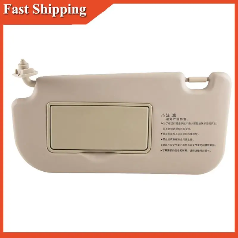 

A90E-1Pair Car Sun Visors Shades With Vanity Mirror 85202-03000 8520103000 For Kia Sportage 2004-2010 Sunvisor Makeup