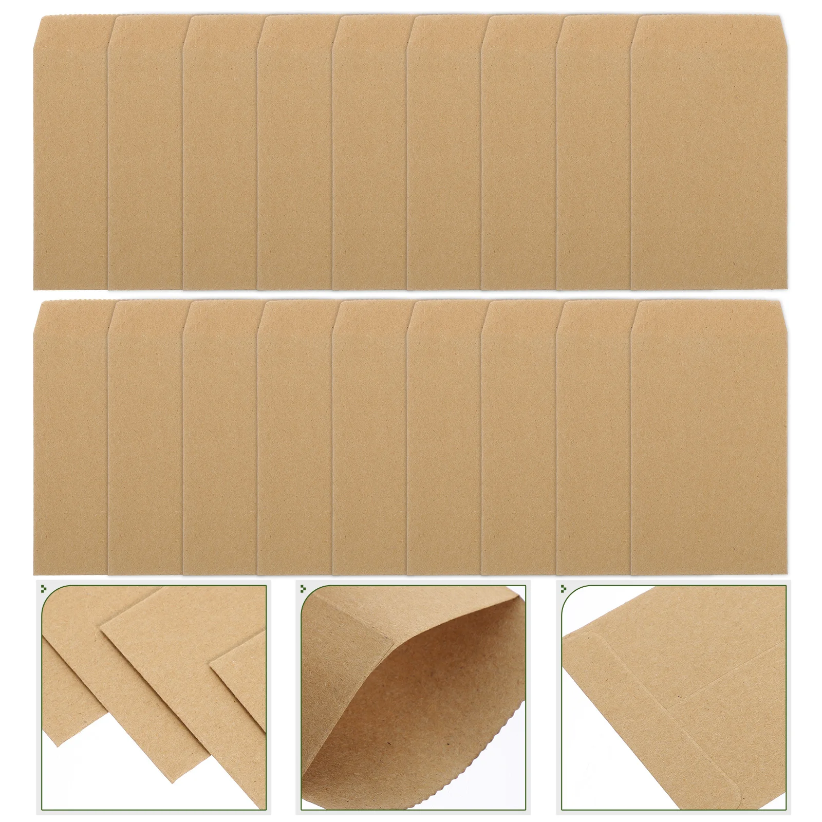 100Pcs Seed Storage Bag Small Envelopes for Seeds Mini Envelopes Money Saving Coin Storage Cash Envelope Money Bag