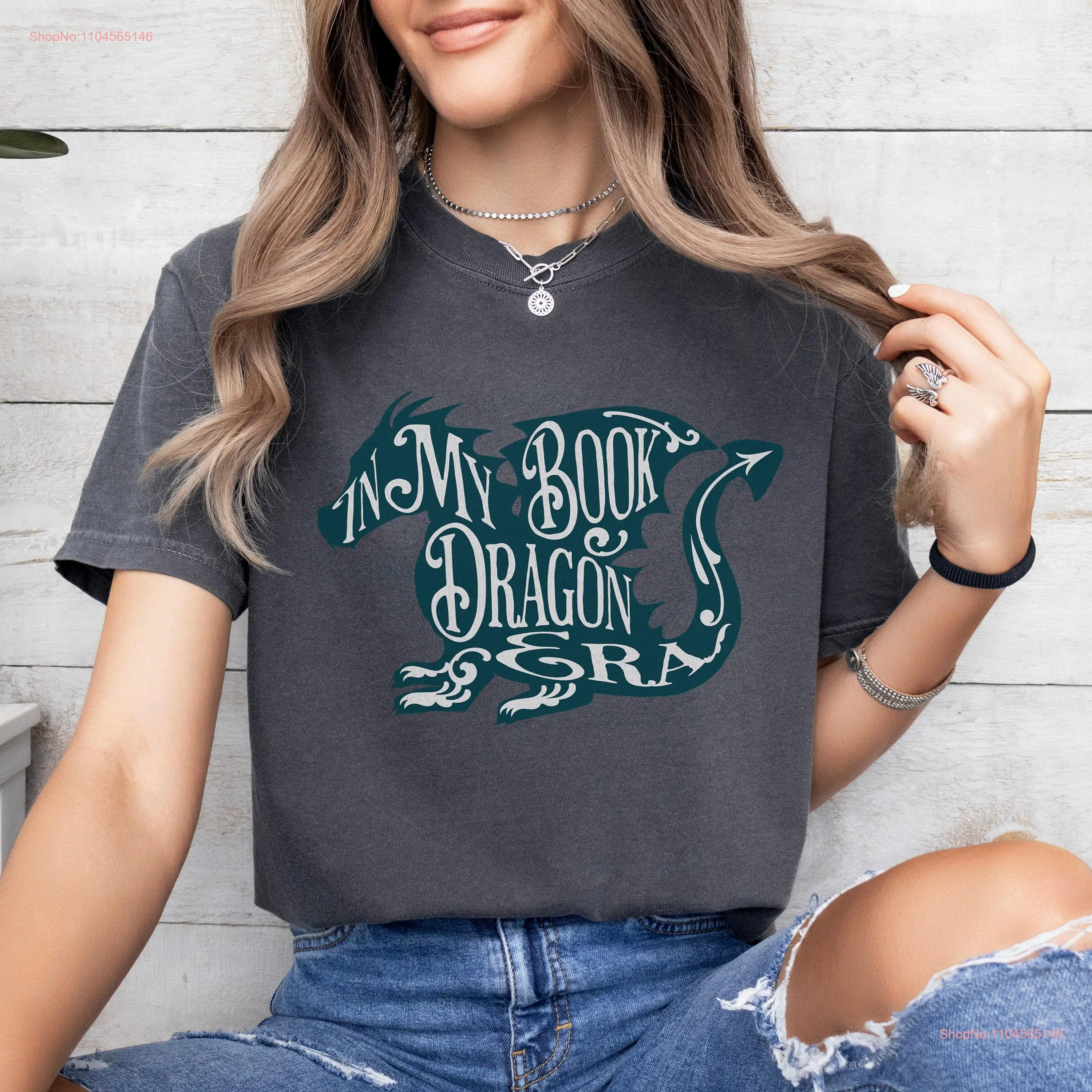 

Футболка In My Book Dragon Era Comfort Colors Bookish Merch High Fantasy Reader Bookworm Romantasy Bestie s