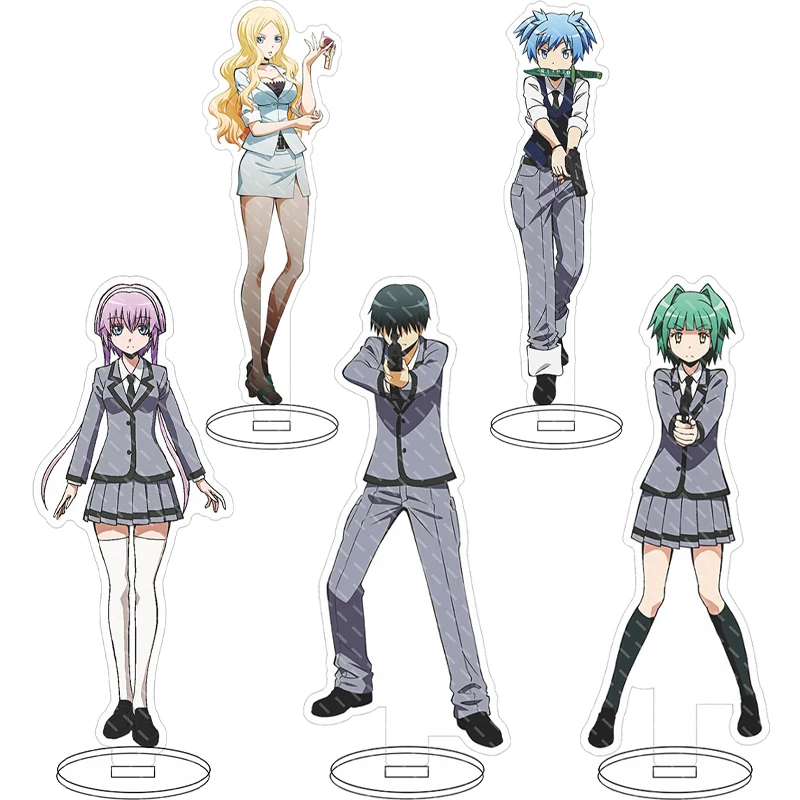 16CM Anime-Figur Assassination Classroom ‌   Korosensei Karasuma Tadaomi Irina Yerabitchi Okano Hinata Cos Acryl-Standfiguren