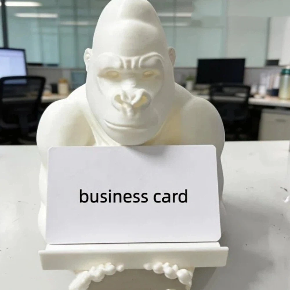Phone Stand Funny Gorilla-Shaped Stand Creative 3D Printed Gorilla Ornaments Decorations Multi-functional Pen Holder Office