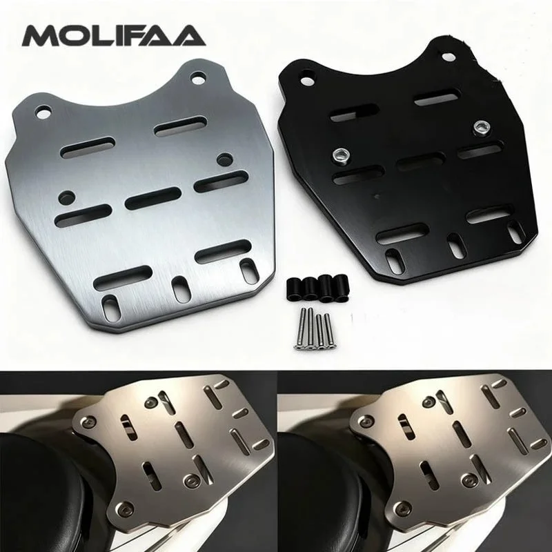 

Для Honda PCX 160 PCX150 2025 задняя стойка для мотоцикла, алюминиевый багажник, крепежный кронштейн для багажа, верхний держатель коробки, аксессуары для полки