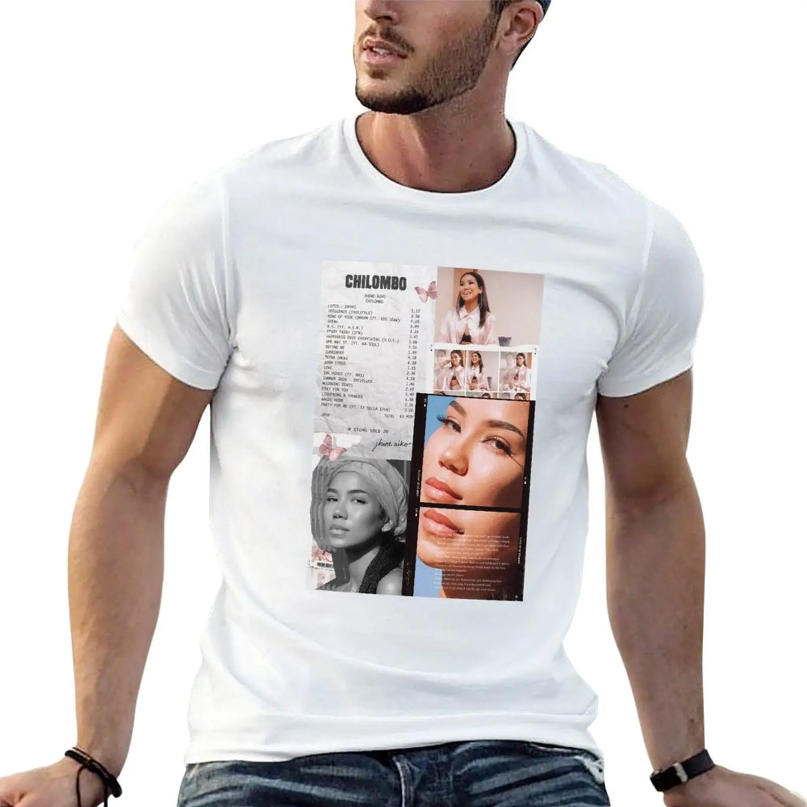 

Jhené Collage T-Shirt man tshirt t shirt for man cotton t shirt pack T-shirt