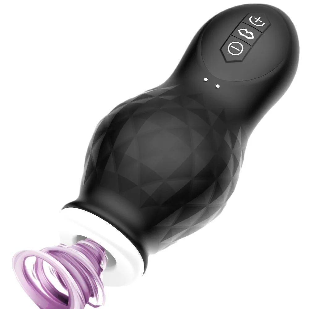 

Automatic Multi-frequency Vibrating Sucking Self-pleasure Training Toy for Men Adult Supplies Sex Machine Masturbation Cup