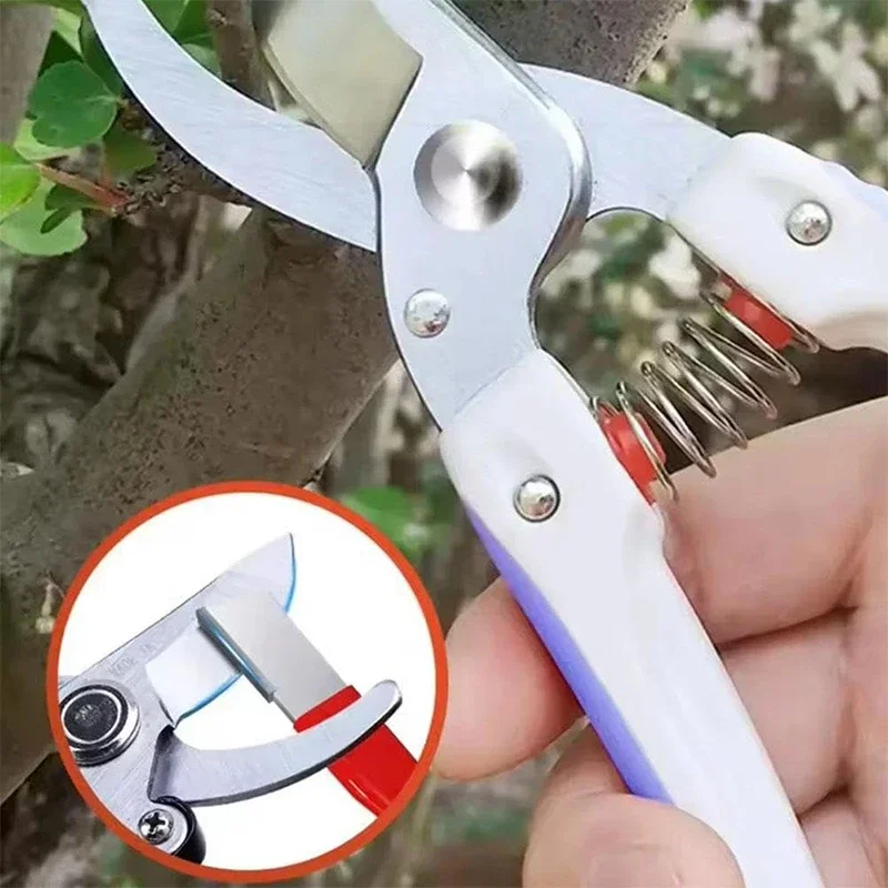 Afilador de cuchillos de cocina profesional, afilador de tijeras, herramientas de corte de Metal portátiles para todas las cuchillas, incluye tijeras de jardín