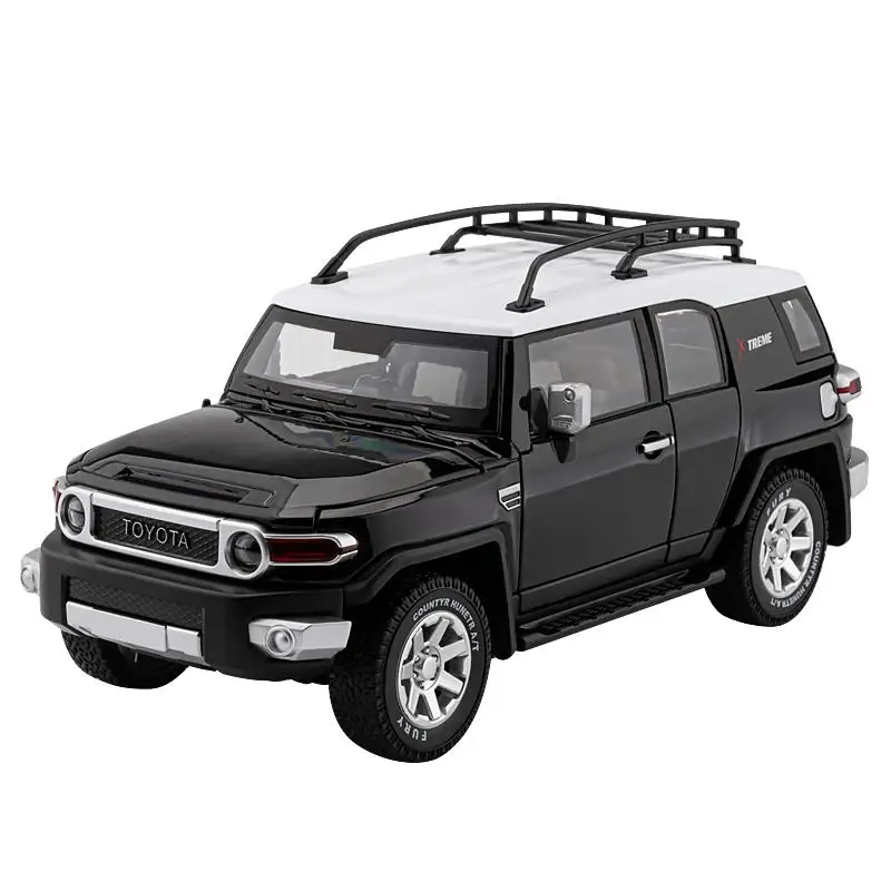 1:24 Toyota FJ Cruiser SUV Alloy Model Car Toy Diecasts Metal Casting Sound and Light Car Toys For Children Vehicle