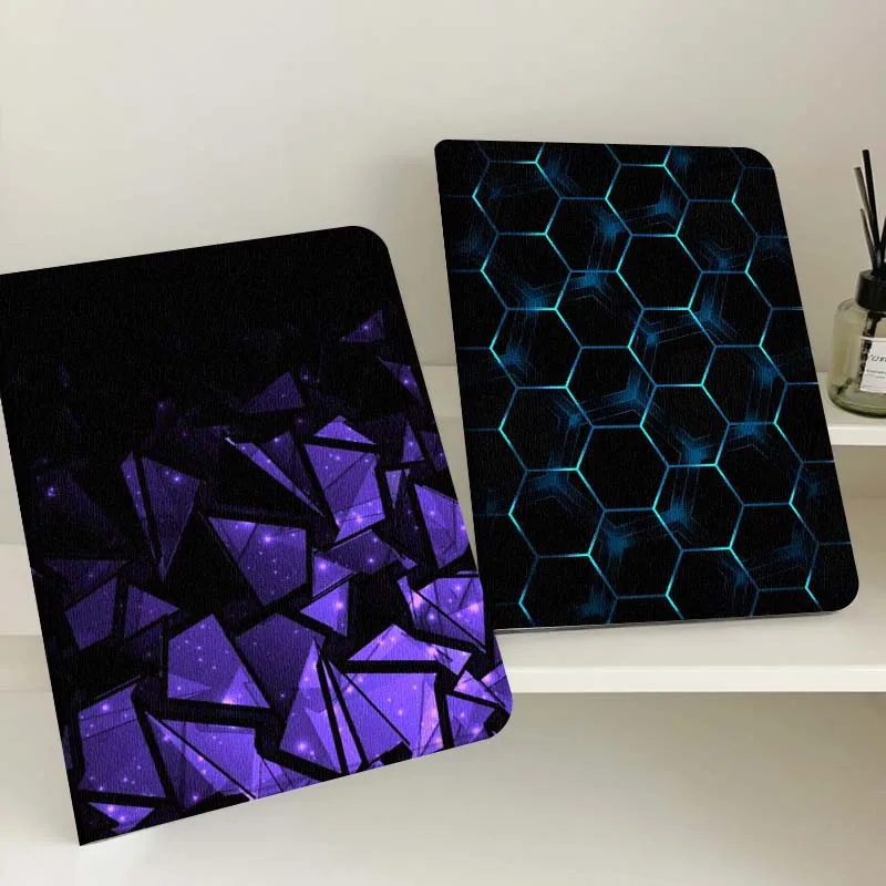 

Carbon Fiber Art Popular For Apple iPad Pro Air 13 2 7th 6th 2025 M2 M3 M4 M512.9 13 inch Foldable Tablet Case Gift