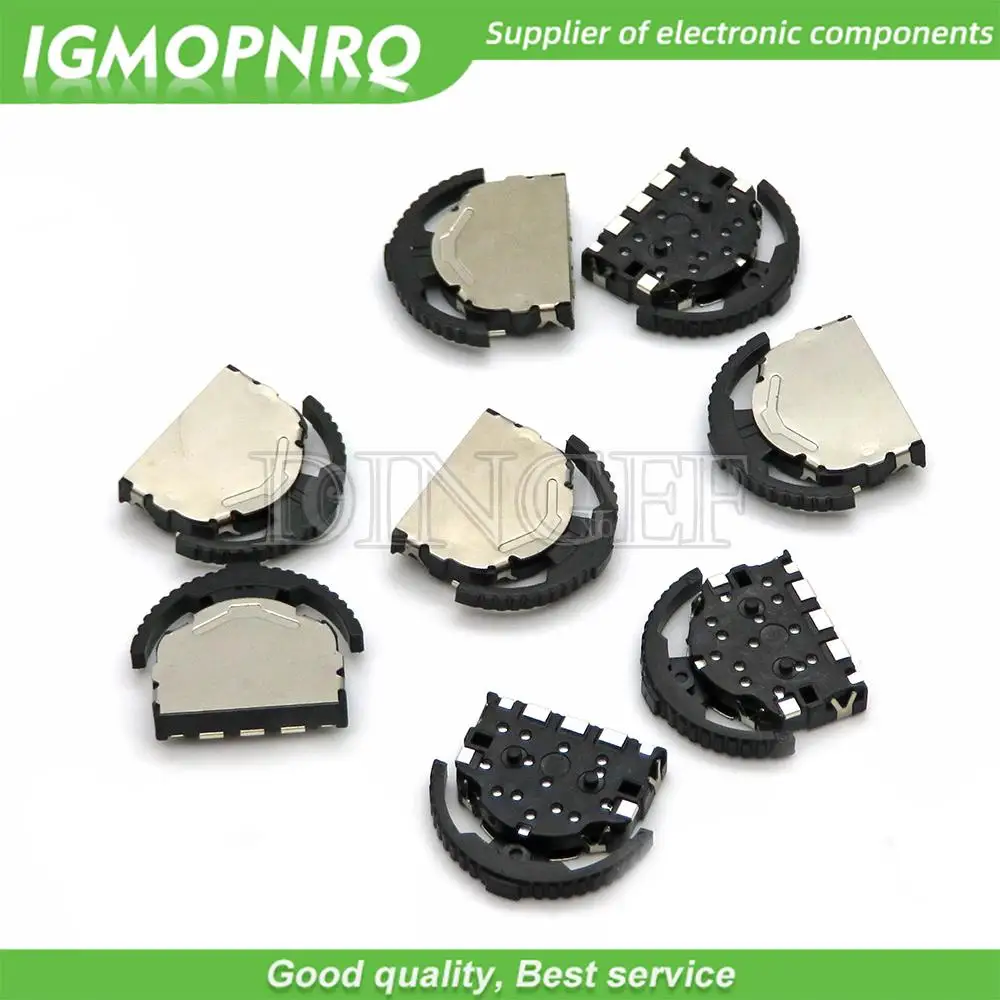 10PCS Big Head SMD 3-Pin Tripod Thumbwheel Toggle Switch for Phone MP3 MP4 3P