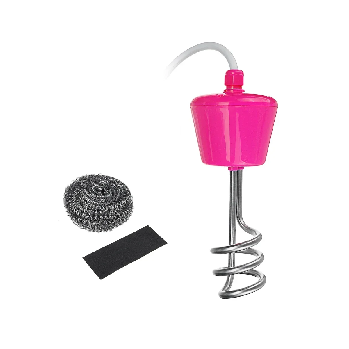 Calentador eléctrico flotante de 2000/2500/3000W, caldera, elemento calefactor de agua, suspensión de inmersión portátil, calentamiento de acero inoxidable