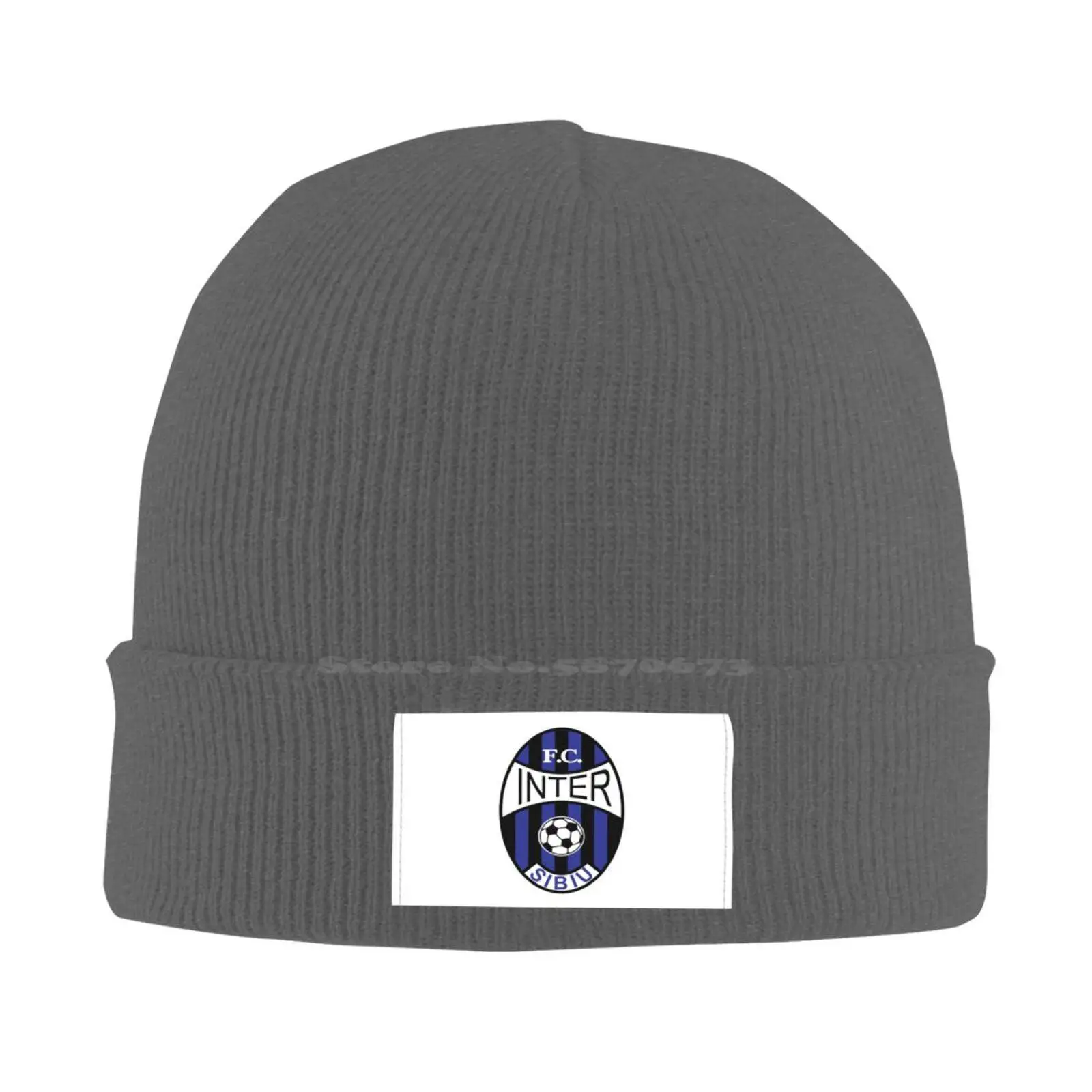 Fotbal Club Inter Sibiu Logo Print Graphic Casual cap Baseball cap Knitted hat image 2