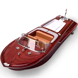 New Big Size RC Speed Boat High-Horsepower Electric Yacht Cruise Model Racing Boat Boy Water Classic Retro Toy Boat Boy Gift