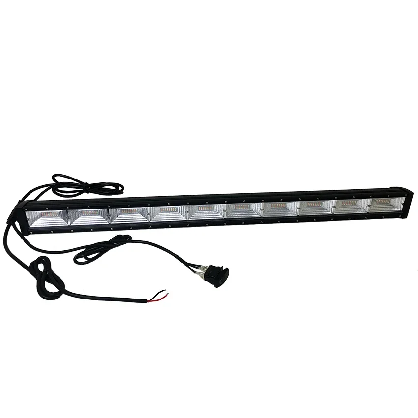 Hot sale car parts top roof light 240 watts Offroad Strobe flash white & amber led light bar 42 inch 12v 24v Camping Interior