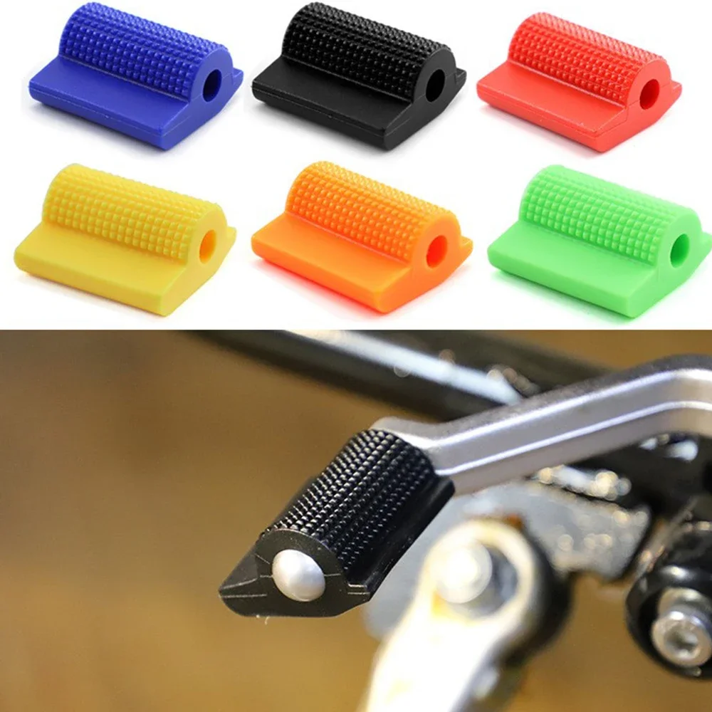 1Pc universale moto leva del cambio pedale copertura in gomma antiscivolo protezione per scarpe piede Peg Toe Gel accessori moto