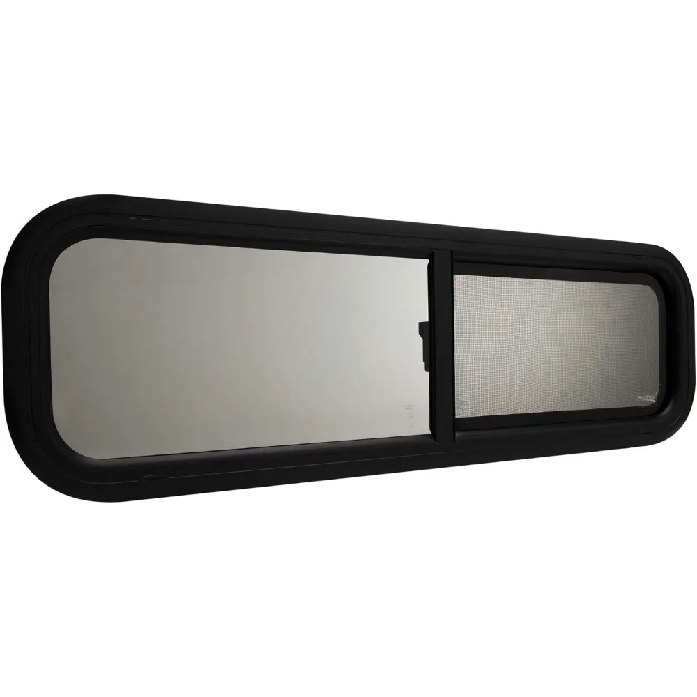 استبدال نافذة RV ذات الشريحة الأفقية على شكل دمعة، 42 عريضة × 12 عالية، مع زخرفة اختيارية 1.5 نافذة واحدة) #1