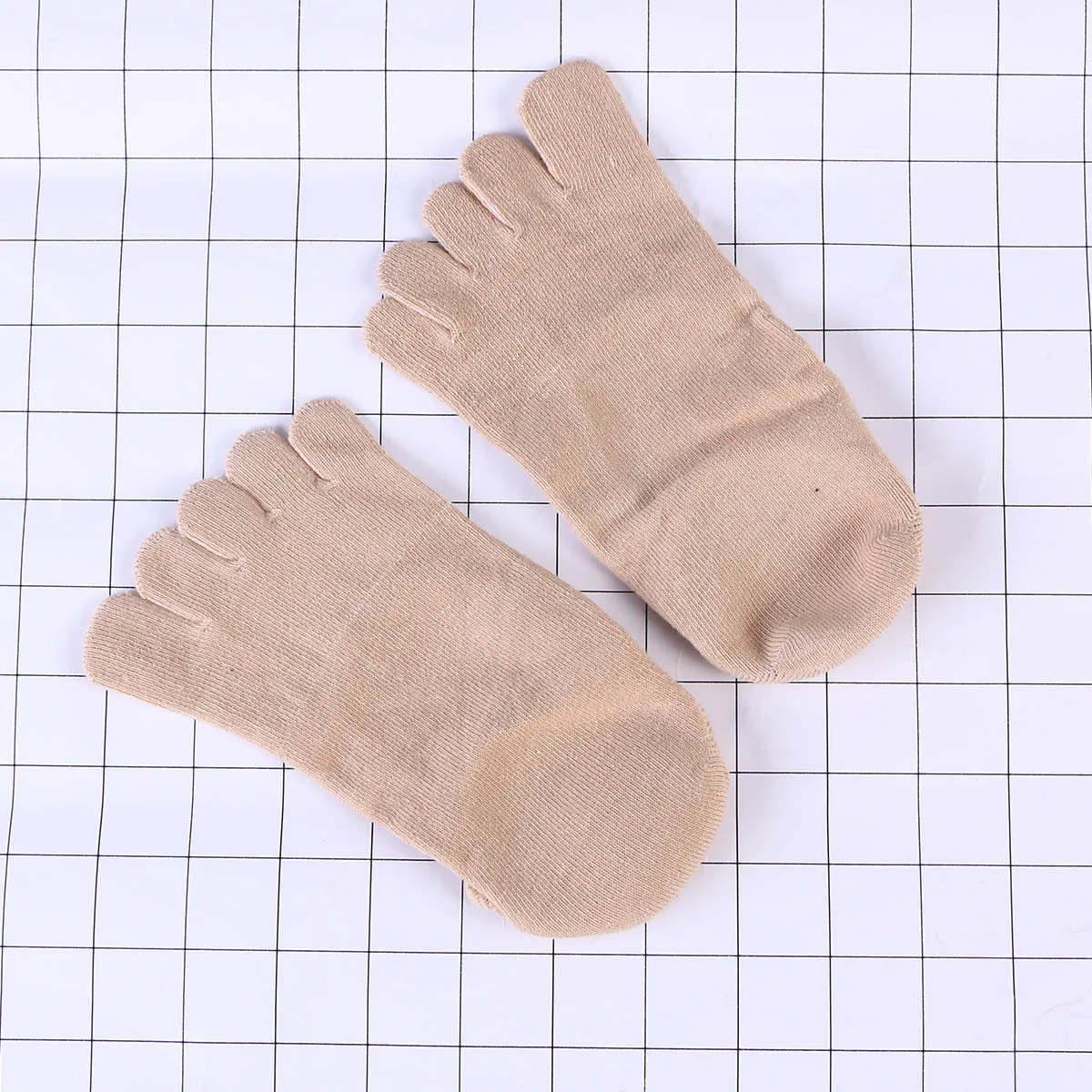 5 جوارب جل مرطبة لأصابع القدم للبطانة الداخلية للقدمين الجافة والمتشققة في المنزل أداة العناية بالقدم #5