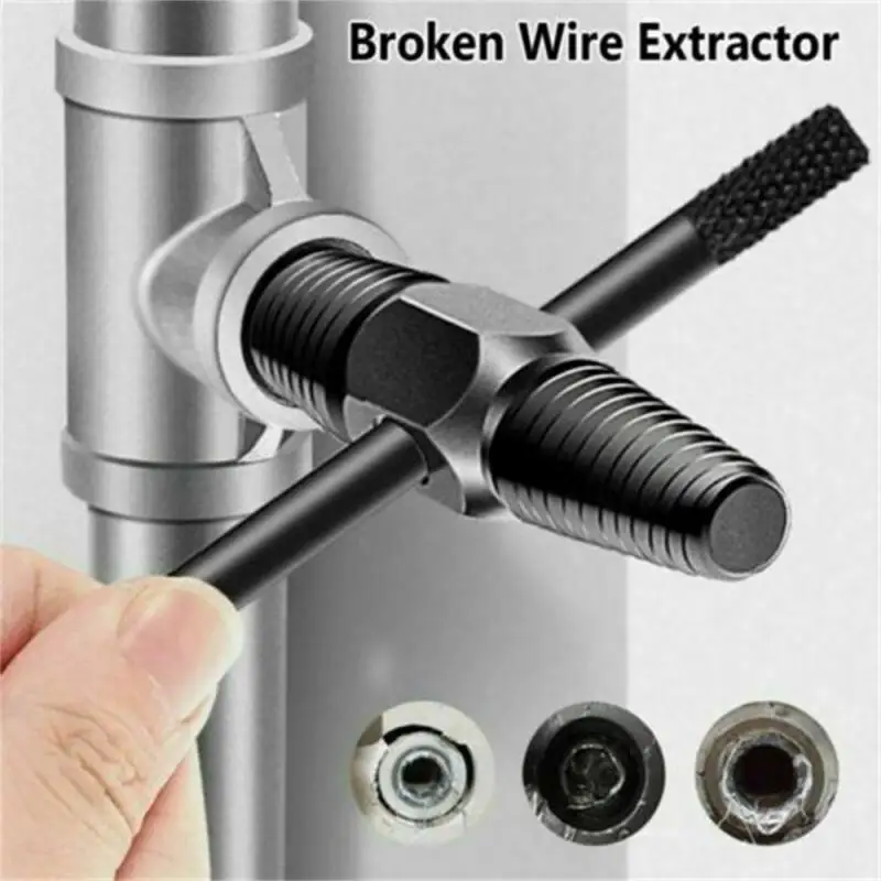 Plumber Tool Water Pipe Repair Hand Reamer Set Faucet Broken Pipe Extractor Triangle Valve Broken Pipe Broken Wire Extractor