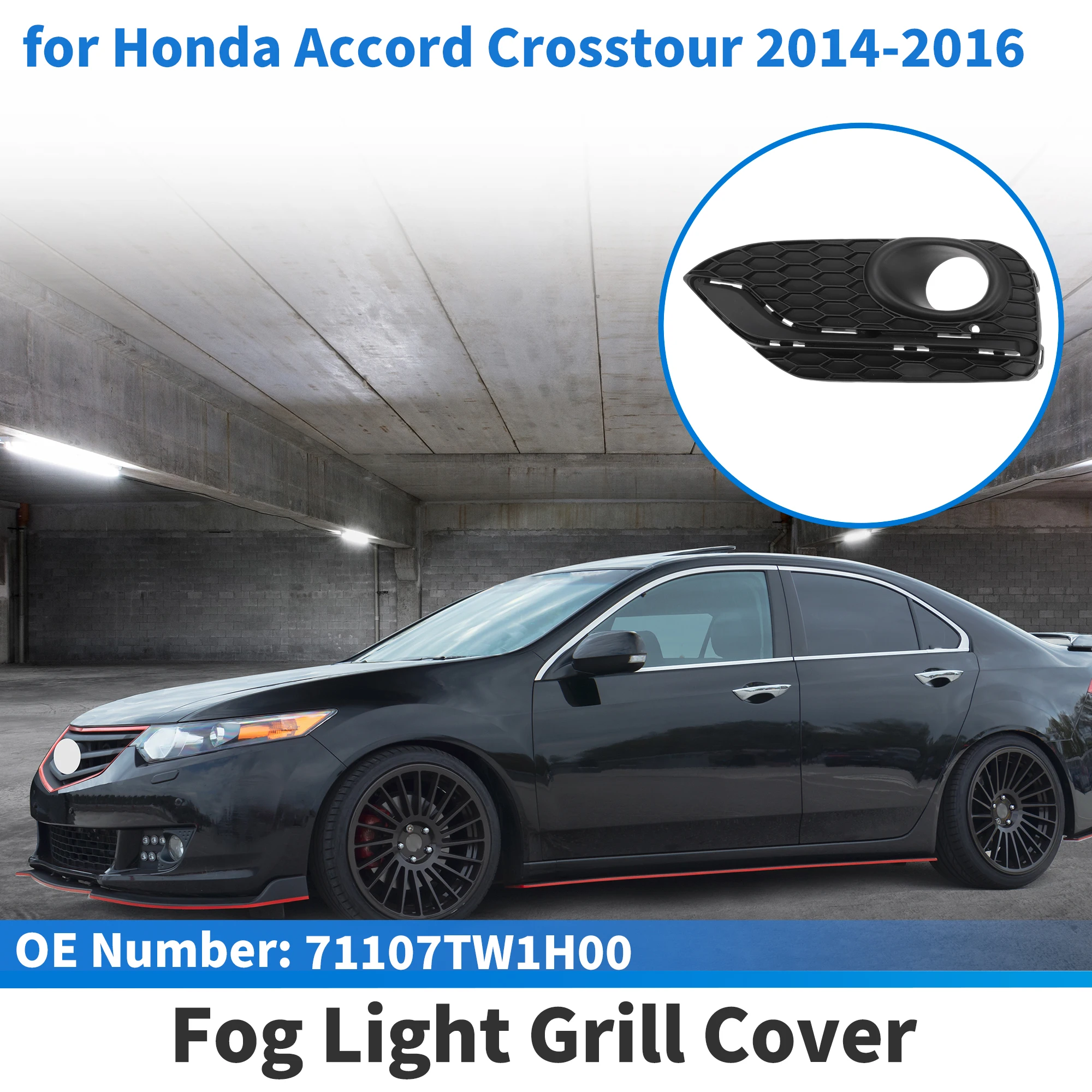 

UXCELL передняя левая противотуманная фара гриль No 71107TW1H00 для Honda Accord Crosstour 2014-2016