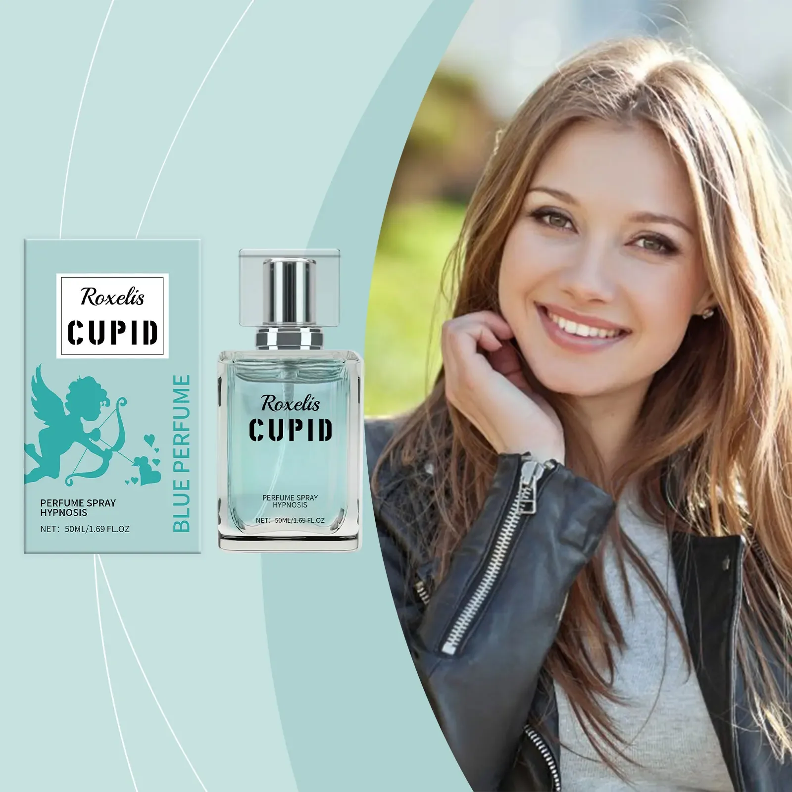 

50ml Flirting Unisex Cupid Blue Perfume Long-lasting fresh scent Exudes charm Fresh stay light light portable cologne