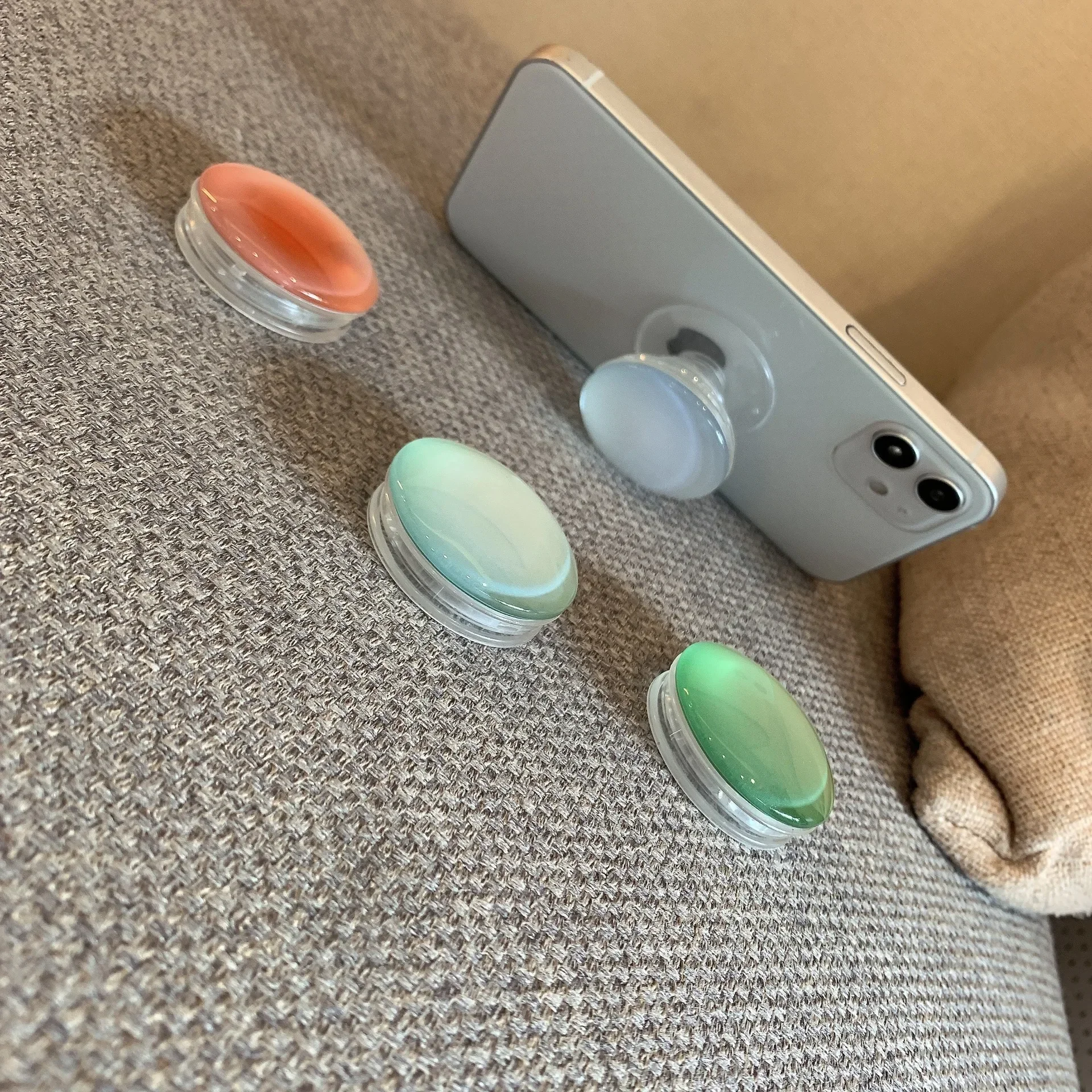 حامل إصبع كريستالي شعبي، حامل عالمي لمقبس الهاتف، حامل مرن قابل للطي، حامل هاتف ممتد #6