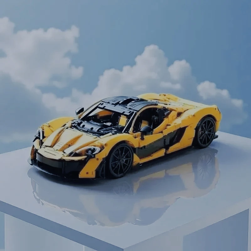 

Toys static version 18 + adult racing model building block premium mechanical set 42056 42115 42083 42143 collector's gift