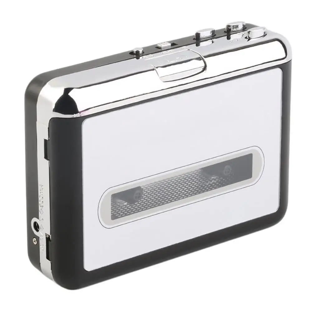 

Handheld Mini USB Cassette Capture Tape Lightweight MP3 Player Rechargable Cassette Player Practical Recorder Travel