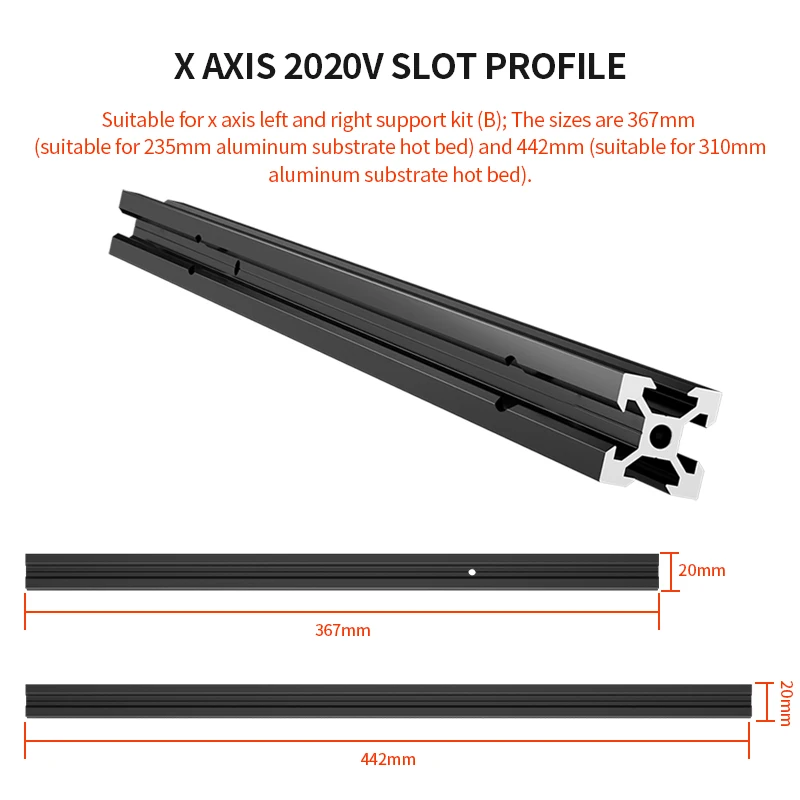 3D Printer Parts Y/X Axis Motor Mount Bracket Right/ Left X/Z-Axis Front/Back Motor Mount Plate X/Y Tensioner For DIY 3D P