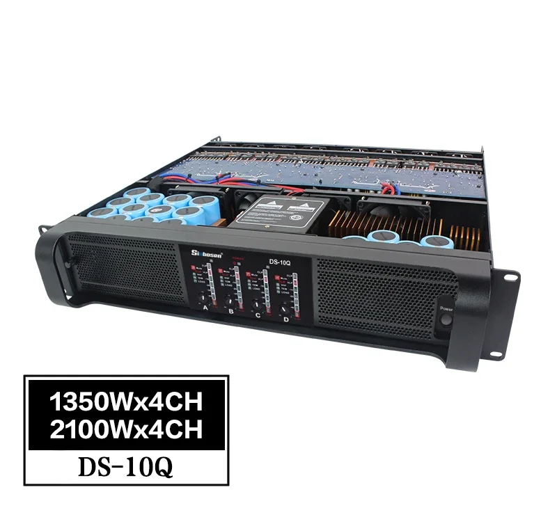 DS-10Q 4-channel 1000W amplifier power audio system audio amplifier