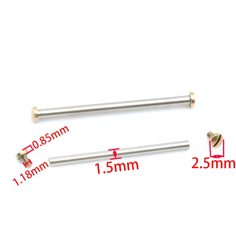 اكسسوارات حزام محدب ، مسامير كلمة واحدة ، قضيب العروة الخام ، الذهب والفضة ، اتصال ثابت ، مسامير رمح