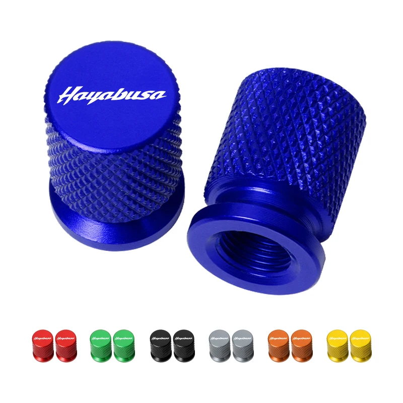 HAYABUSA LOGO For SUZUKI HAYABUSA Accessories Motorcycle CNC Aluminum Tire Valve Air Port Stem Cover Caps