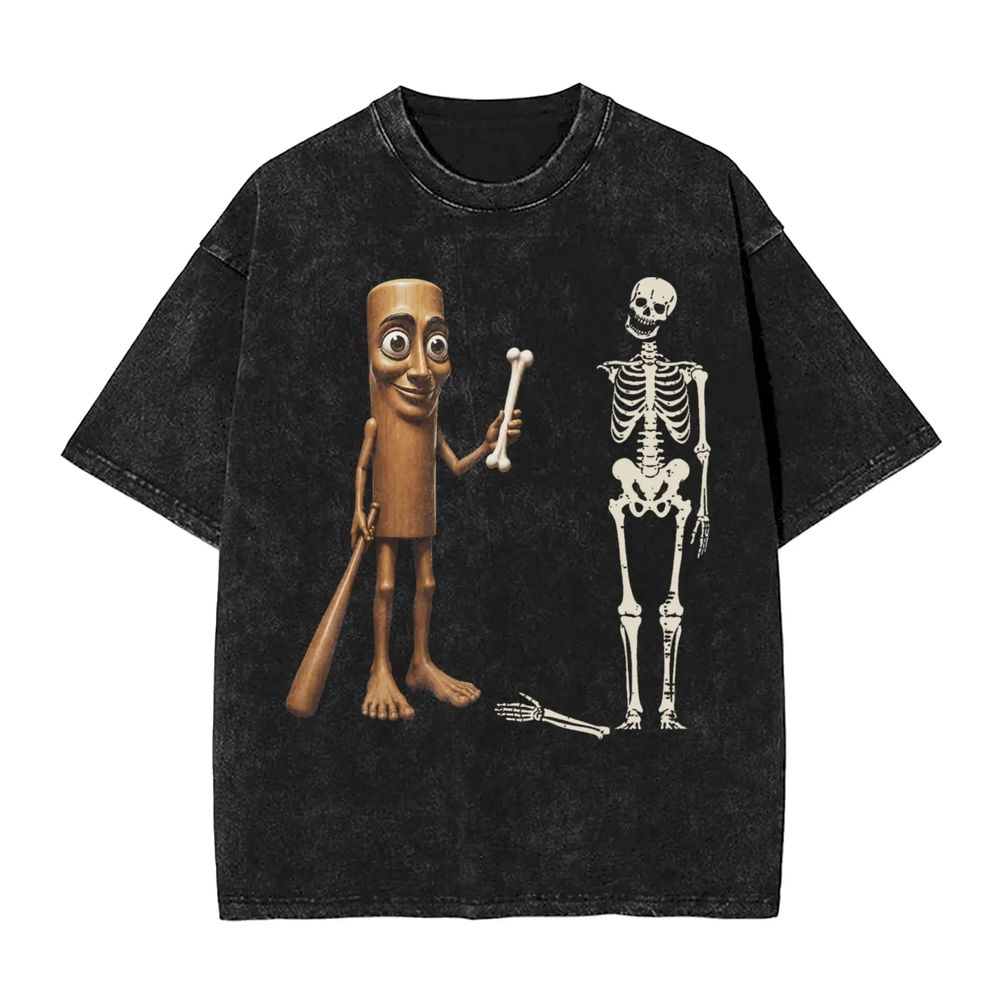 Men's Halloween Tung Tung Tung Sahur Funny Meme T Shirts Beach Y2K Short Sleeves T-Shirt O-Neck Hipster Design Tee Shirt Cheap