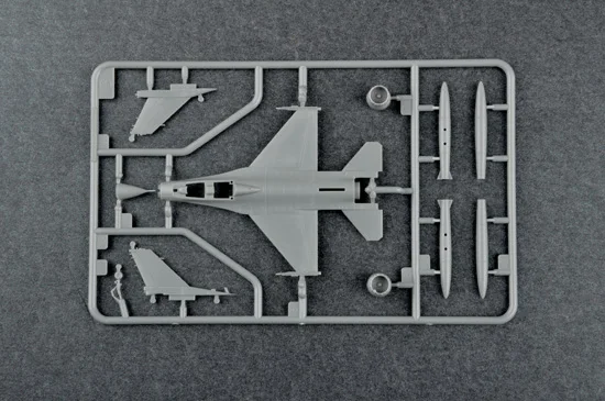 Trumpeter – Kit de modèle d'avion assemblé en plastique TP03920 US F-16B/D "Warhawk", avion de chasse 1/144