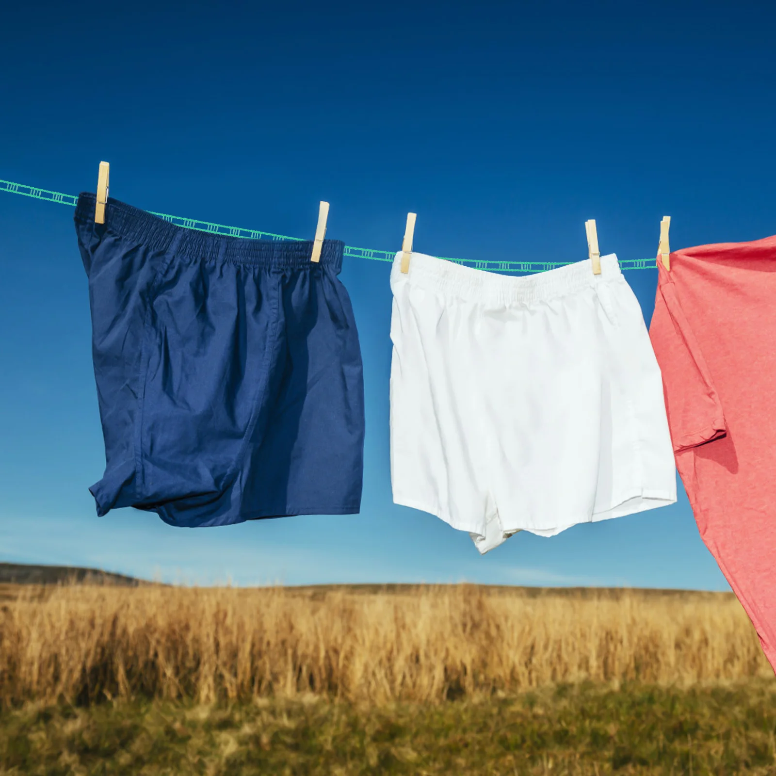 3 قطعة 3 لفات خط الملابس النايلون في الهواء الطلق يندبروف حبل الغسيل للتخييم السفر تجفيف سلسلة معلقة المحمولة قابل للسحب