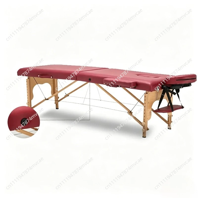 Professional carry on massage beauty bed, folding massage SPA bed, custom beauty salon, thickening treatment table