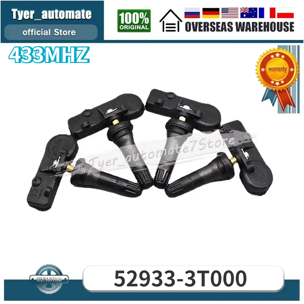 

Датчик TPMS 433 МГц 52933-3T000 529333T000 Датчик контроля давления в шинах для Kia K900 Quoris