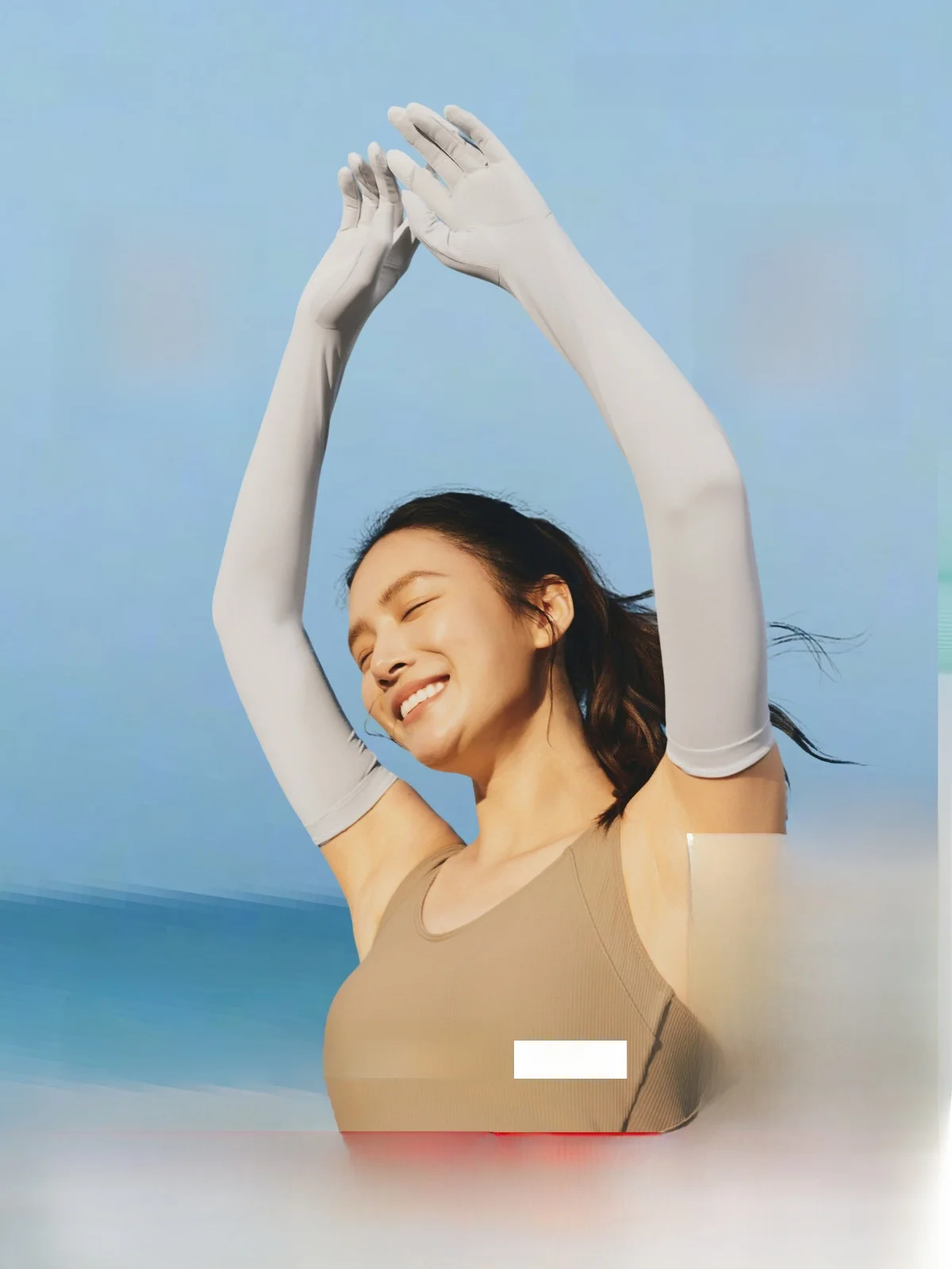 banana-leaf-long-sun-protection-gloves-ice-silk-women's-style-breathable-uv-protection-bicycle-riding-spring-summer-driving