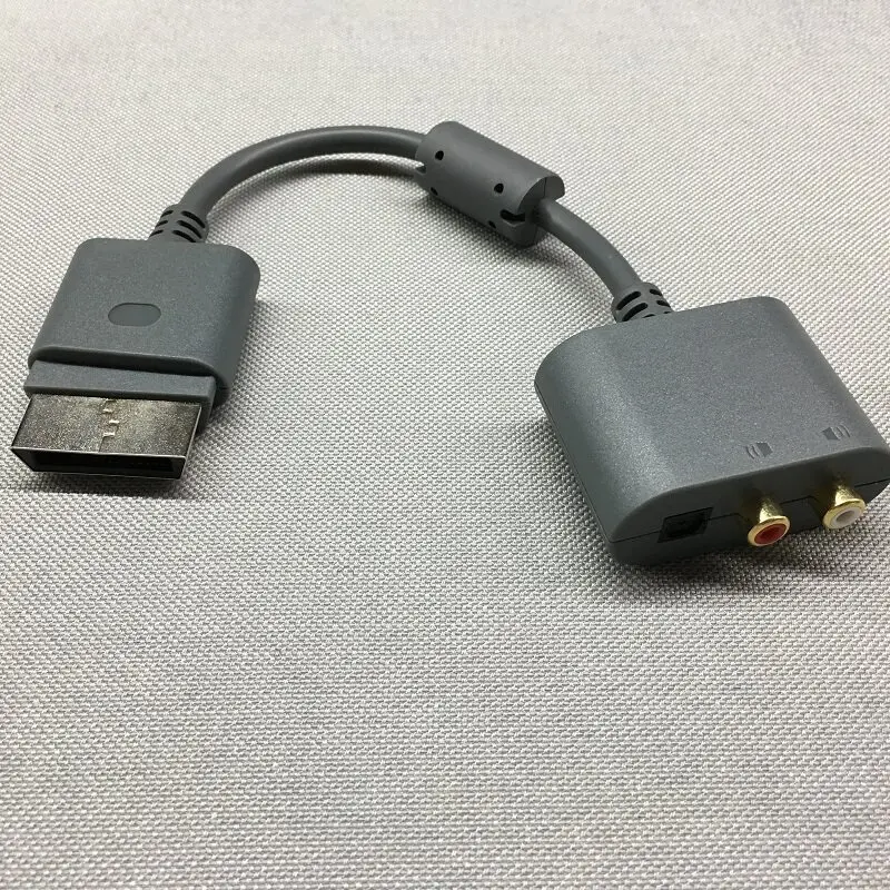 For Xbox360 Audio Converter Cable Box, Optical To 5.1 Adapter For Speaker & Headset