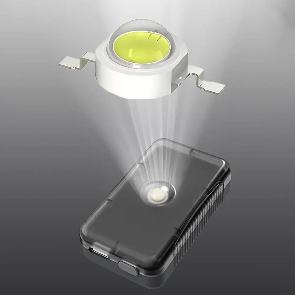 Motorcycle Locomotive Box Sensor Light LED Tail Box Anti-Collision Lamp Convenient Outdoor Fishing Camping Night Light