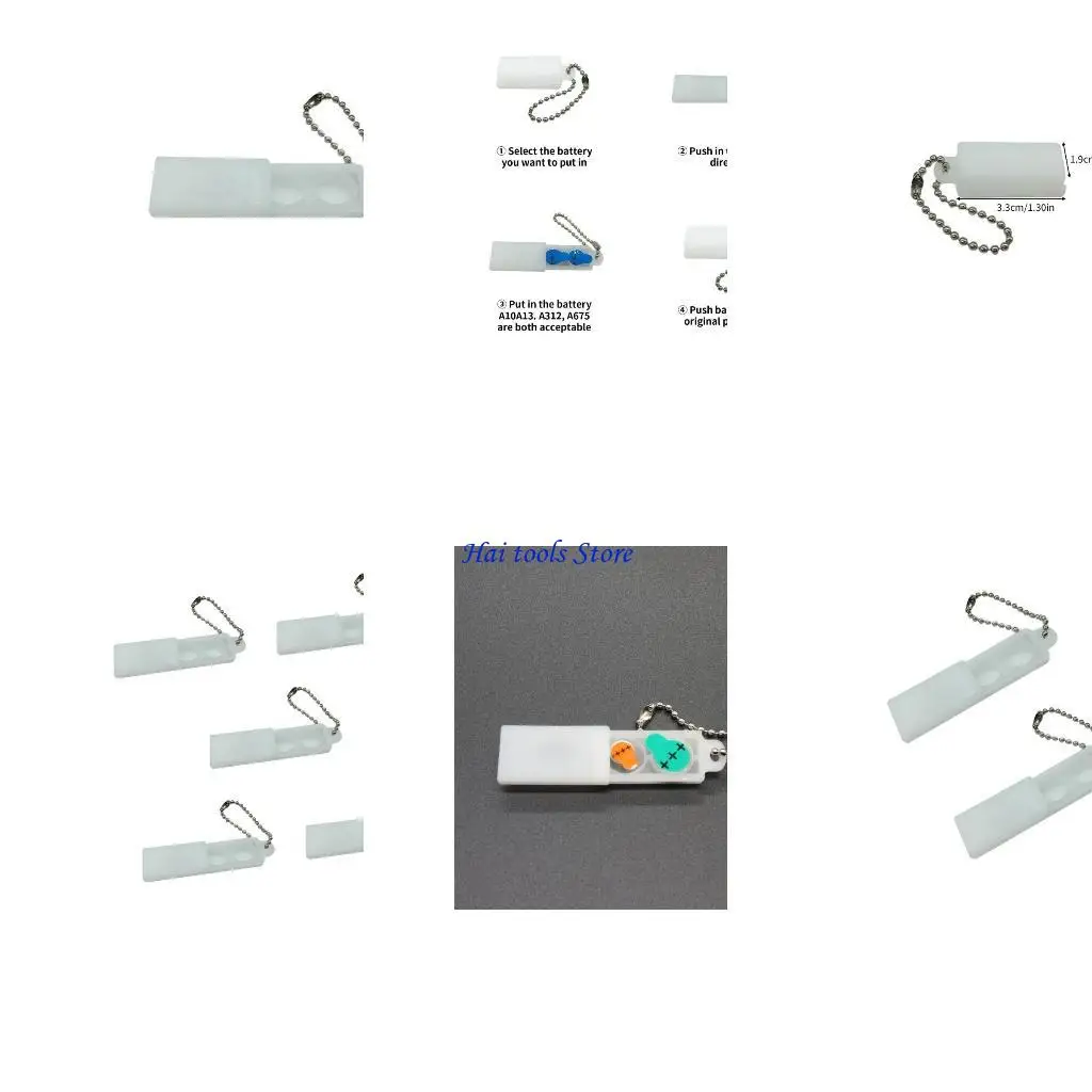 X37E Слуховой аппарат Cochlear Box Box Compact PP Case Case Double емкость Dust Pround Design Design