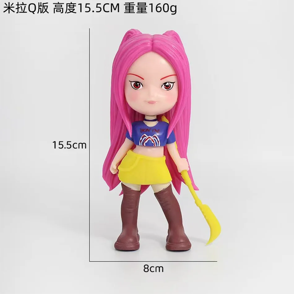 케이팝 데몬 헌터즈 애니메이션 피규어 장난감 귀여운 PVC 액션 피규어 모델 인형 어린이 생일 장식 장난감 선물