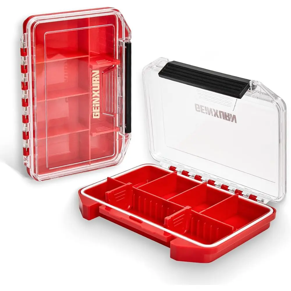 

Waterproof Small Parts Organizer with Removable Dividers and 2 Screwdriver Bit Set Boxes