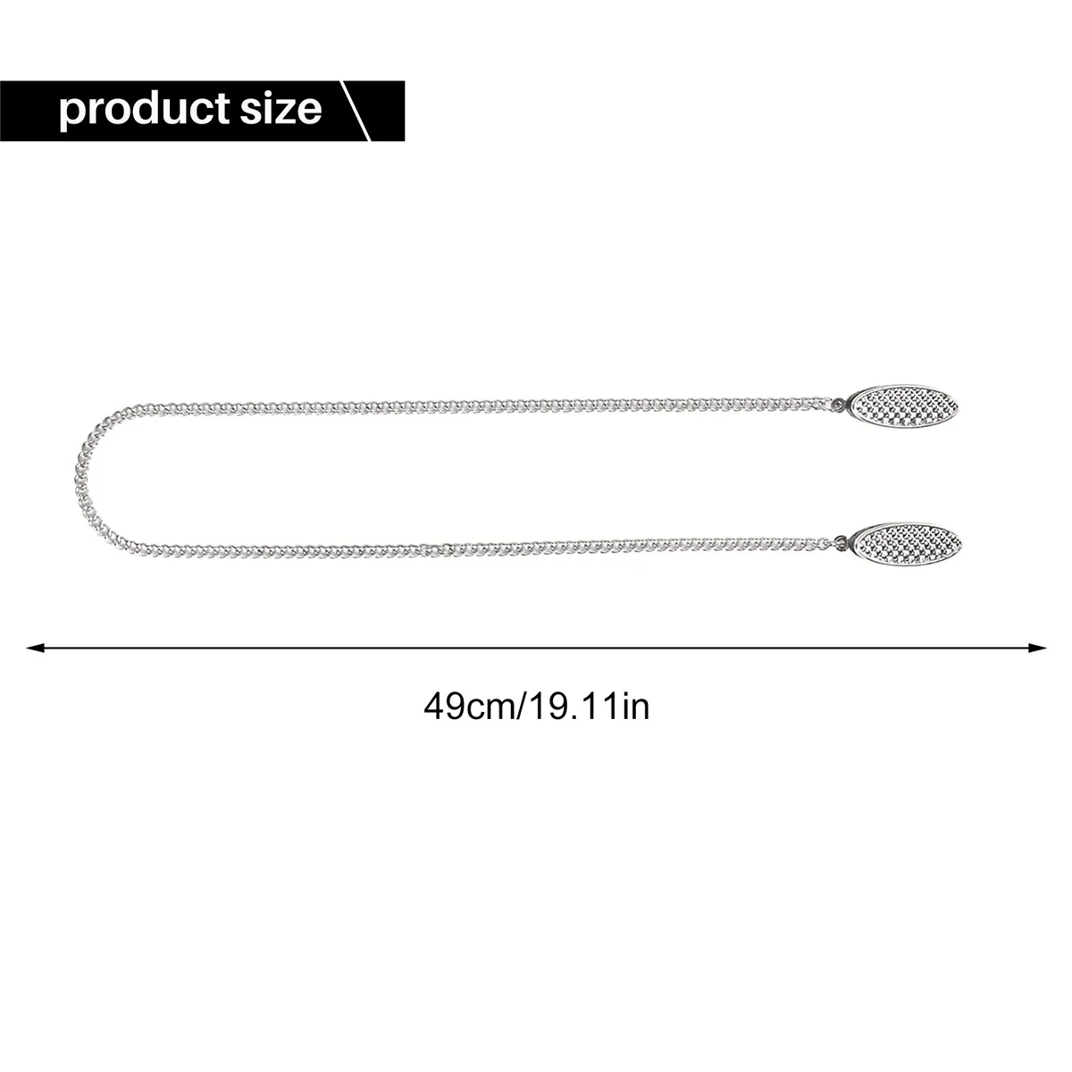 4 قطعة سلسلة منديل حامل مناديل مقاطع المناديل سلسلة مرنة الحبل الرقبة حزام لكبار السن الكبار الأطفال GSY